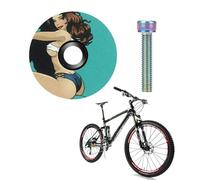 Genérico Tapa para Auriculares de Bicicleta - Cubierta de vástago de 1,22 Pulgadas | Perno de aleación de Aluminio: Tapa y Duradera para Horquillas Delanteras de 28,6 mm, Accesorio de biciclet