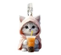 Genérico Tapa para Puerto de Carga | Protector De Carga con Colgantes De Gato | Tapón Anti Polvo Tipo C Adorable Y Protector USB C para Móvil con