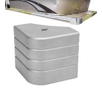Genérico Tapas de esquina para Barco Pontón - aluminio | Barco Resistentes, Protecciones de Muelle | Camping Pesca Casa Techo Empresa Encerrados, Interior, Exterior, Hotel, Viajes