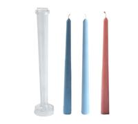 Genérico Taper Candle Molds - PC Pillar Candle Mold, 3D Tapered Pc Candles Mold For Wax | High And Low Temp Resistant Mould Or DIY Festival Craft Wax Beeswax Paraffin Candles Aromatherapy