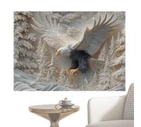 Genérico Tapestry for Bedroom, Modern Art Eagle, Realistic Wildlife Art Big Tapestry Aesthetic, for Bedroom, Living Room, Office, Apartment, Dorm Hotel, Restaurant, Birthday Party Decorations