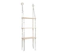 Genérico Tapestry Rack,3 Tier Cotton Rope Rack, Woven Home Organizer Decor - Boho Wall Hangings for Plant Hanger