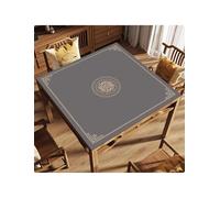 Genérico Tapete de Mahjong, Tapete de Mahjong Antideslizante for Mesa, Tapete de Mahjong for Póker, Cartas, Tapete de Mesa for Juegos de Mesa,(Coffee,47.3x47.3)