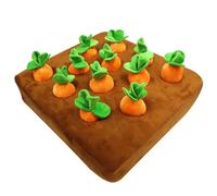 Genérico Tapete para olfatear con Zanahoria rellena: Juguete de Entrenamiento de enriquecimiento, de alimentación Inteligente, Alfombra de Actividades para Mascotas, buscador de golosinas,