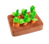 Genérico Tapis De Fouille Chien Carotte - Jouet Interactif Puzzle Alimentaire, Peluche Cache-Cache Friandises, Jeu D'Intelligence Anti-Stress Et Ennui, Slow Feeder | Pour Chiot Et Petits Chiens