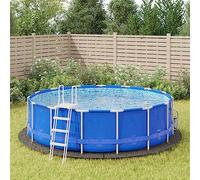 Genérico Tapiz de Suelo Piscina geotextil de poliéster Gris Claro Ø458cm,Casa y jardín,Piscina y SPA,Accesorios para Piscinas y SPA,Cubiertas para Piscina,Gris,2.76 KG,94220