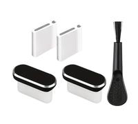 Genérico Tapón Antipolvo USB C, Paquete de 2, Resistente al Agua con Cepillo de Limpieza, Protector de Puerto de teléfono, Ideal para teléfono móvil, Tableta, Viajes al Aire, Gimnasio