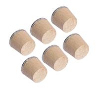 Genérico Tapones de Madera para Botellas de Agua Caliente, 6 Piezas, Tamaño Pequeño, Sellado Hermético, Recambio para Termos y Jarras Aisladas, Accesorio Práctico para Cocina y Hogar