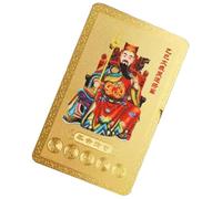 Generico Tarjeta Amuleto Tai Sui 2025 Tarjeta Tai En Cartas Año de la Serpiente Cobre Tarjetas coleccionables de bendición del Festival de Primavera para el Año Nuevo Lunar Chino de la Serpiente