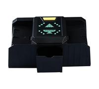 Generico Tarjeta automática | 9,1 x 4,3 x 4,5 pulgadas, ABS, negro | Sensor Activated, 8 Sec Timer, AC/USB | Poker Machine For Guandan Texas Hold'em, Home Travel Party Game Accessory