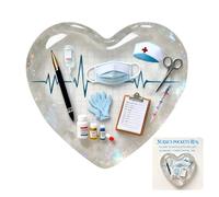 Genérico Tarjeta De Abrazo De Enfermera - Tarjeta Portátil | Tarjetas De Motivación Acrílicas Para Estudiantes De Enfermería, Cuidadores Del Personal Del Hospital De Personas Sanitarias, Regalo