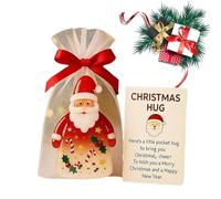 Genérico Tarjeta De Bolsillo - Compañero Que Calienta El Corazón - Juego De Tarjetas De Bolsillo Para Navidad Con Papá Noel | Para Amigos Él Adolescentes Familia Chicas Estudiantes Adultos Y Ella