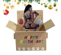 Genérico Tarjeta De Cumpleaños 3D Divertida,Tarjeta Pop Humorística Feliz Cumpleaños - Mensaje Divertido Para Familiar Y Amigos | Para Papá Esposa Hijo Hija Amigo Hombre Mujer Niño Adulto