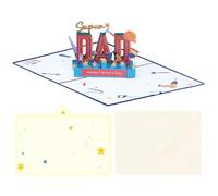 Genérico Tarjeta De Felicitación,Alta Precisión 3D,Tarjeta De Agradecimiento Del Día Del Padre - Cumpleaños, Año Nuevo, Días Festivos, Hogar, Interior, Exterior, Hombres, Esposo, Abuelo Y Abuelito