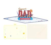 Genérico Tarjeta De Felicitación,Clásico 3D Con Alta Precisión | Tarjeta De Cumpleaños Para Padre | Cumpleaños, Año Nuevo, Días Festivos, Hogar, Interior, Exterior, Hombres, Esposo, Abuelo Y Abuelito