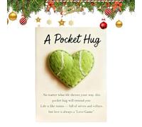 Genérico Tarjeta de Felicitación | Decoración de Ánimo con Tema de Golf - Piedra en Forma de Corazón,Para Mujeres Niños Amigos Abuelos Acción De Gracias Navidad