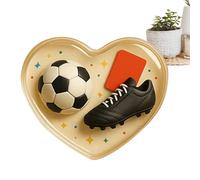 Genérico Tarjeta De Felicitación Motivacional Con Frases De Inspiración,Diseño en Forma de Corazón con Temática Deportiva,Tarjeta de Mensajes Inspiradores | Para Regalar En