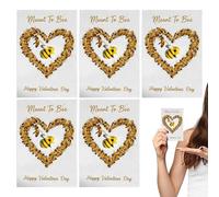 Genérico Tarjeta de Felicitación | Recuerdo Con Patrones De Abejas Tallado A Mano - Tarjetas De Felicitación Con Abejas - Para Mujeres Familia Cumpleaños Pascua Decoración Hogar Acción De