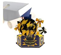 Genérico Tarjeta de Graduación | 3D Clase de 2026 Graduado | Tarjeta de Felicitación para Graduados | para Amigos, Compañeros, Ceremonias, Eventos, Institutos, Universidades, Banquetes y