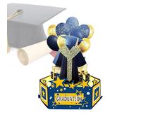 Genérico Tarjeta de Graduación | Recuerdo 3D - Tarjeta Felicitaciones Para De Graduación | para Amigos, Compañeros, Ceremonias, Eventos, Institutos, Universidades, Banquetes y