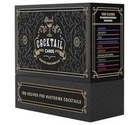 Genérico Tarjeta De Recetas: Papel, Receta De Cóctel, Diseño Duradero | De Almacenamiento Compacta, Tarjetas De Cóctel Para Mujeres, Hombres, Bartender Profesional, Hogar, Bar, Mixología,