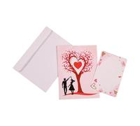 Genérico Tarjeta De San Valentín | Árbol Del Corazón Divertido Y Romántico Para Felicitaciones,Accesorios Boda Tarjeta Divertida,Para Novia Novio Pareja Adultos Celebracion Boda Regalos Favor