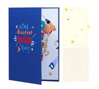 Genérico Tarjeta Del Día Del Padre - Alta Precisión 3D,Tarjeta De Agradecimiento Día Padre,Para Hombres, Marido, Abuelo, Cumpleaños, Año Nuevo, Hogar, Interior, Exterior
