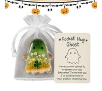 Genérico Tarjeta Fantasma de Bolsillo - Tarjetas Motivacionales Para Fiestas,Souvenir Motivacional con Fantasma Murciélago Dios de la Muerte para Halloween Viajes Trabajo Reuniones