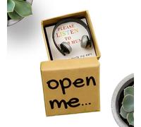 Genérico Tarjeta para Relaciones A Distancia - De Frases Divertidas - Coleccionables De Auriculares para El Día De La Madre,para Hija, Hijo, Madre, Padre, Escritorio, Estantería, Mesilla Y