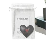 Generico Tarjetas de afirmaciones positivas | Postales inspiracionales positivas en forma de corazón portátiles | Tarjetas con citas motivacionales - Para interior exterior escuela padres enamorados