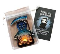 Generico Tarjetas De Bolsillo De Halloween - Halloween Fantasmas Abrazos De Bolsillo Bolsillos Abrazos Con Tarjeta De Aliento | Tarjeta Mini Aliento Linda | Regalo Inspirador Para Amigos, Tokens De