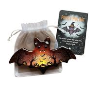 Generico Tarjetas De Bolsillo De Halloween - Halloween Fantasmas Abrazos De Bolsillo Bolsillos Abrazos Con Tarjeta De Aliento | Tarjeta Mini Aliento Linda | Regalo Inspirador Para Amigos, Tokens De