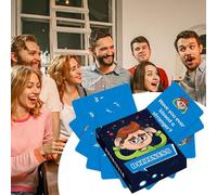 Genérico Tarjetas De Conversación, 50 Unidades Juego Divertido Grupal para Noches, Mazo Portátil para Viajes Camping Cenas Relaciones En Pareja Tiempo En Familia