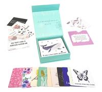 Genérico Tarjetas de motivación diarias,Tarjetas de afirmaciones para mujeres - de meditación diaria y del estrés,Impulso rápido de energía mental, emocional y espiritual para mujeres y hombres