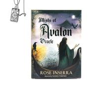 Genérico Tarjetas de oráculo Mists of Avalon - Mazo de tamaño de Bolsillo para Principiantes con Collar