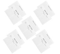Genérico Tarjetas de Recetas Prácticas de Papel Blanco 50 Unidades para Uso Diario Tarjeta de Notas de Comida Compacta para Cocina y Registro de Ingredientes Reuniones