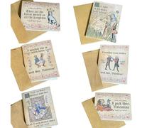 Genérico Tarjetas de San Valentín Medievales, Divertidas tarjetas de felicitación de San Valentín de estilo medieval con sobres, con ilustraciones vintage, para parejas, novios (ALL)