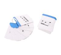 Genérico Tarjetas Didácticas de Pentagramas de Piano para Principiantes, Herramienta de Aprendizaje del Ritmo, Tarjetas de Teoría Musical Resistentes y Portátiles para Estudio y Práctica