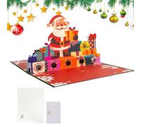 Genérico Tarjetas Navideñas Con Sobres,Porta Dinero Navideño 3D - Suministros De Felicitación Para Colegas Adolescentes Amigos Adultos Maestros Familia