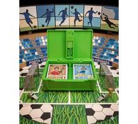 Genérico Tarjetero Arena 3D para Cromos de Fútbol - Caja Organizadora con Capacidad para 200+ Cromos - Diseño de Estadio - Ideal para Colecciones de La Liga y Mundiales
