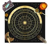 Generico Tarot Altar Cloth, Square Witch Tarot Cloth, Velvet Divinations Tablecloth, Astrology Oracle Pad, Tarot Reading Cloth, Tarot Cloth for Divination, Tarot Cloth, Velvet Tarot Tablecloth