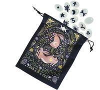 Generico Tarot - Bolsa de Almacenamiento Resistente | Bolsa joyero con cordón, Bolsa de Tarot para Rider Waite Tarot, baraja de Cartas de oráculo 13 x 18 cm, 95 kg, riferimento Alla descrizione