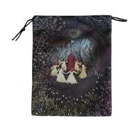 Generico Tarot - Bolsa de Almacenamiento Resistente | Bolsa joyero con cordón, Bolsa de Tarot para Rider Waite Tarot, baraja de Cartas de oráculo 13 x 18 cm, 93 kg, riferimento Alla descrizione