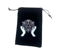 Genérico Tarot Card Bag - Flannel 12x18cm | Tarot Deck Pouch, Drawstring Tarots Card Case, Oracle Cards Storage Bag, Spiritual Tarots Pouch, Tarott Reading Bags Organizer | Tarott Reading Storage