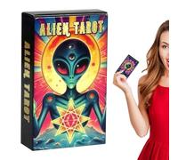 Genérico Tarot Card Deck, 78 Piece Oracle Cards, 4.02x2.56 Inches Lightweight & Portable, Sci Fi Fortune Telling Tools for Psychic Development, Astrology, Beginners and Professional Readers