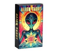 Genérico Tarot Card Deck, 78-Piece Oracle Set, Sci-Fi Inspired Fortune Telling Cards, Psychic Development Tool, for Astrology Beginners, Spiritual Reading and Professional Use