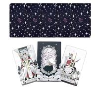 Genérico Tarot Cards Beginners, 78 Piece Divination Oracle Deck, Spiritual Guidance Reading Game, Easy to Learn Tarot Cards Set, Personal Growth Meditation Tool for Adults Women Home Travel Party