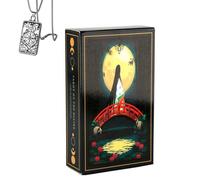 Genérico Tarot de lo Divino - Edición de Bolsillo, Cartulina, Ideal para Principiantes, Incluye Tarjetas Y Collar