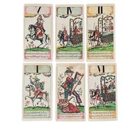 Genérico Tarot Deck - 78 Pieces Vintage Funny Fortune Telling | Learning Tarot Deck with Embossed Cardstock for Beginners, Kids, Teens, Home, Hotel, Travel, Picnic, Camping, Party, Relaxation Use