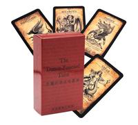 Genérico Tarot Deck English, Prediction Oracle Set, Fortune Telling Card Game with Future Reading Design Style, Home Use Set, Travel Reading Kit, Tarot Deck for Beginners Friends Family Professionals